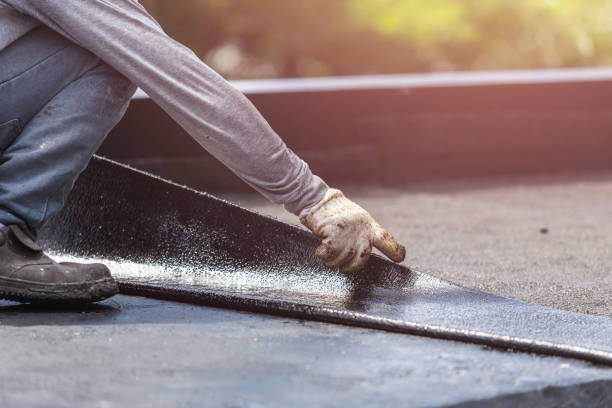 Professional Waterproofing technician working in Rosedale, WA